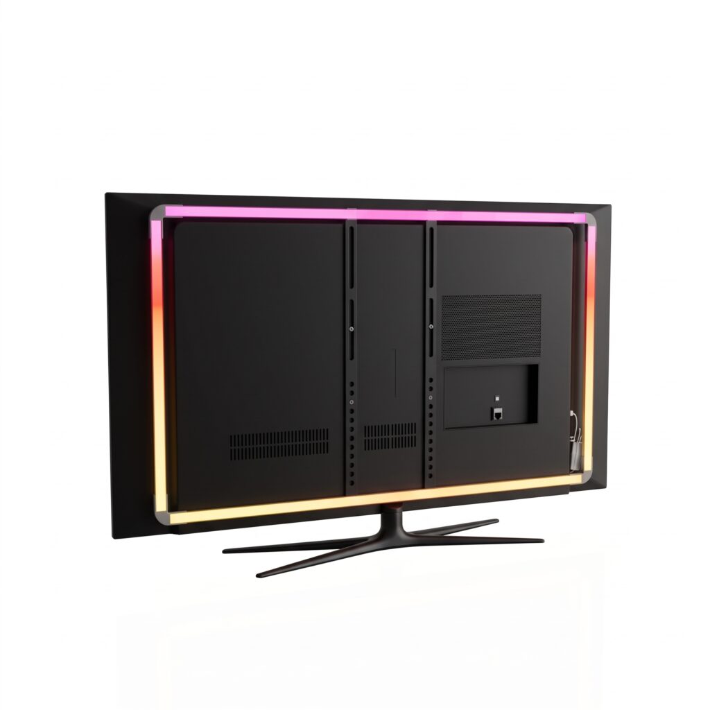 Ramka LED RGB Aluminiowa do TV 40-50 cali VESA Tuya Alexa Google Home