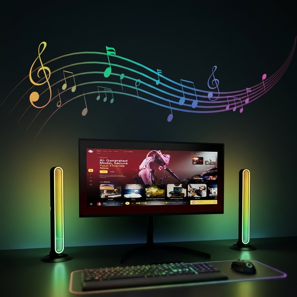 Rimfya lampa LED RGB z efektem nieskończonego lustra – zestaw 2 szt. - obrazek 8