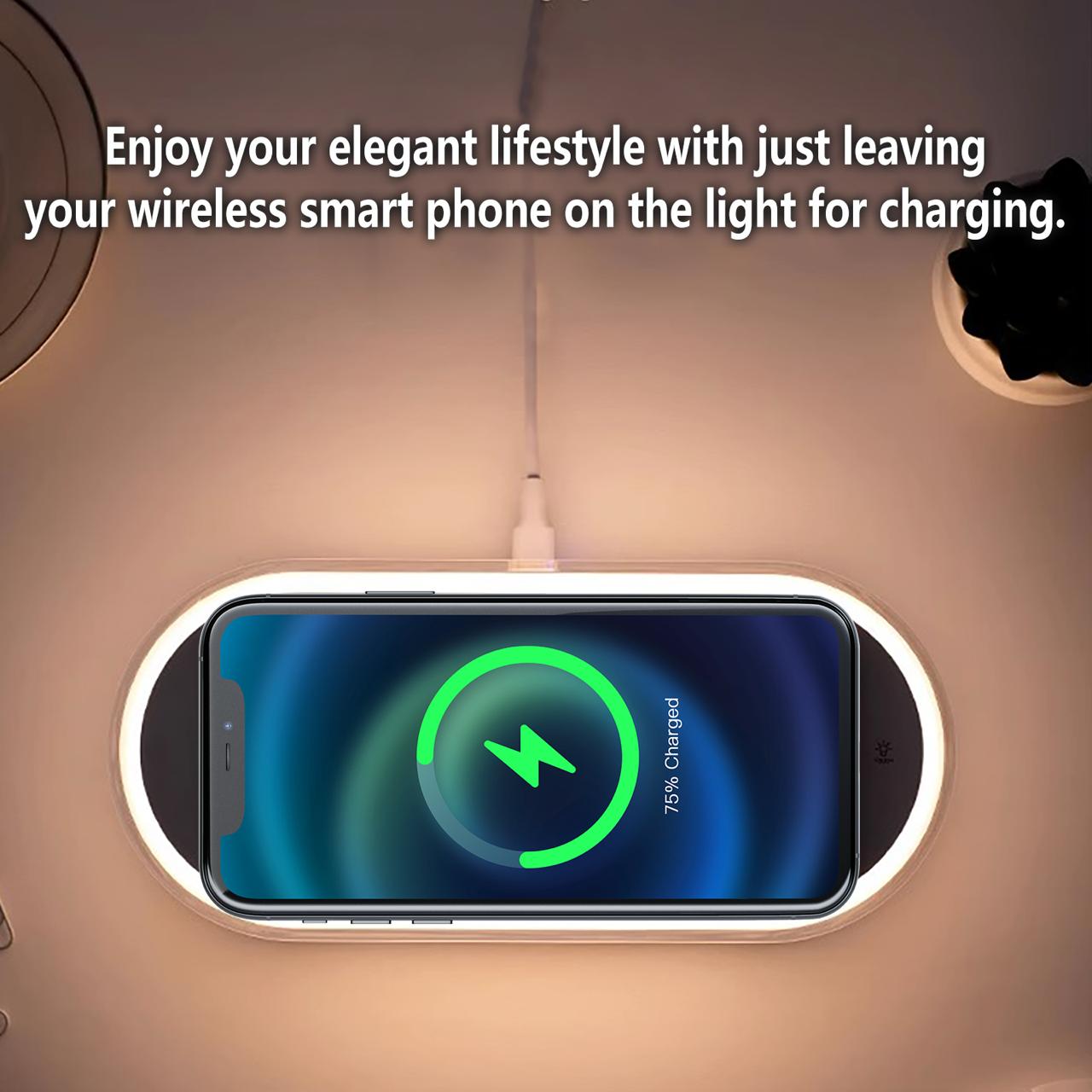 RIMFYA NIGHT LIGHT MULTICOLOR GLOW LED RGB 1200MAH 5W WITH CHARGING - Image 11