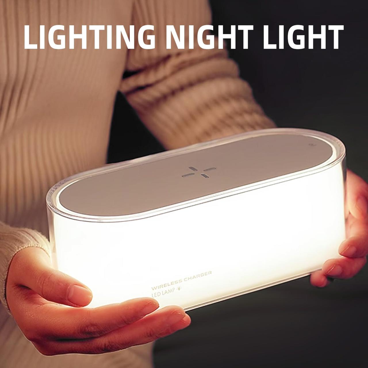 RIMFYA NIGHT LIGHT MULTICOLOR GLOW LED RGB 1200MAH 5W WITH CHARGING - Image 3