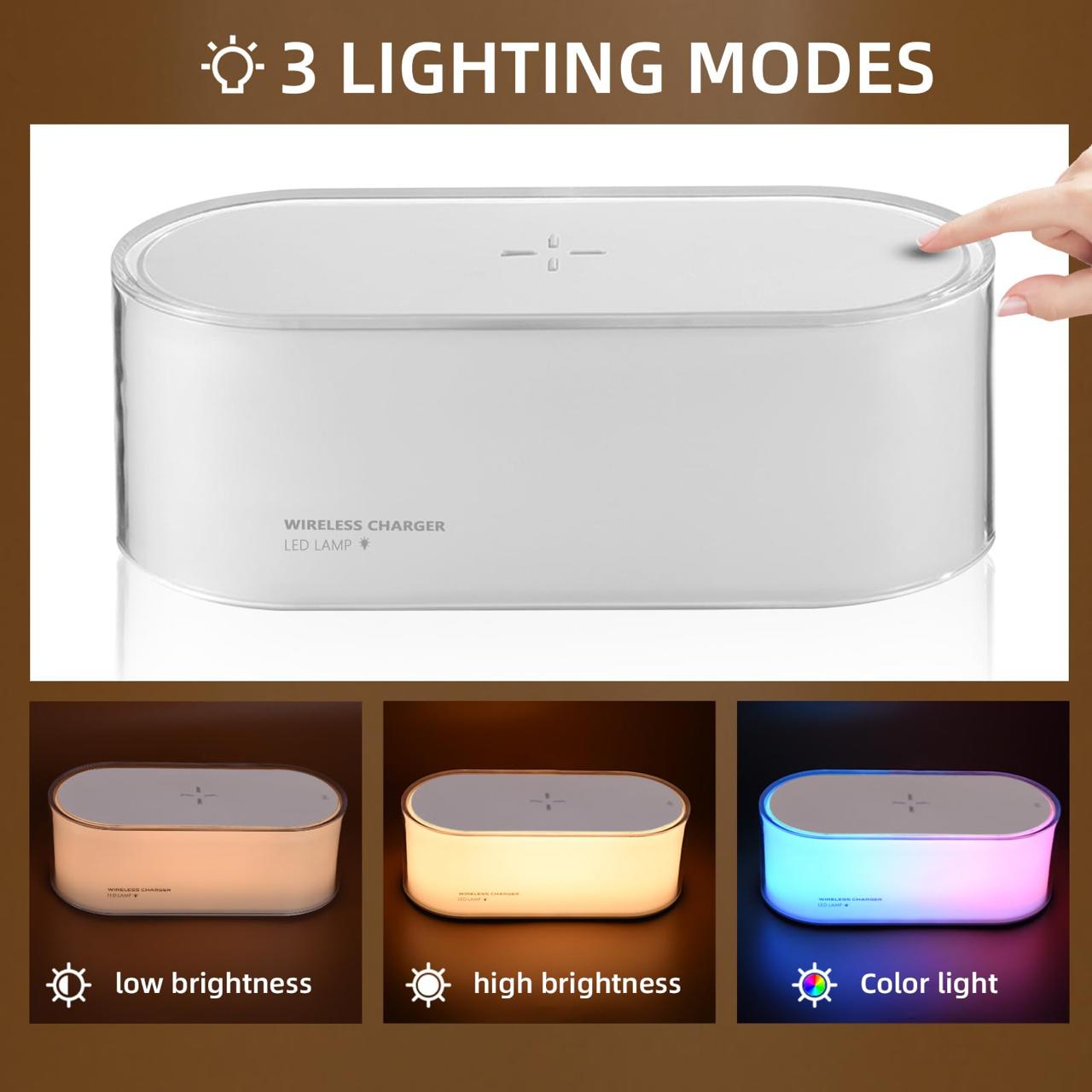 RIMFYA NIGHT LIGHT MULTICOLOR GLOW LED RGB 1200MAH 5W WITH CHARGING - Image 8